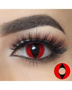 Red Cat Eye Halloween Lenses